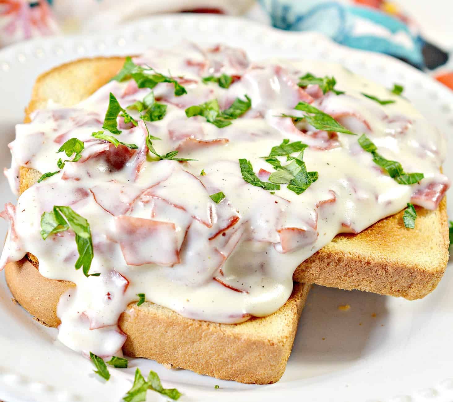 Creamed Chipped Beef on Toast - Sweet Pea's Kitchen