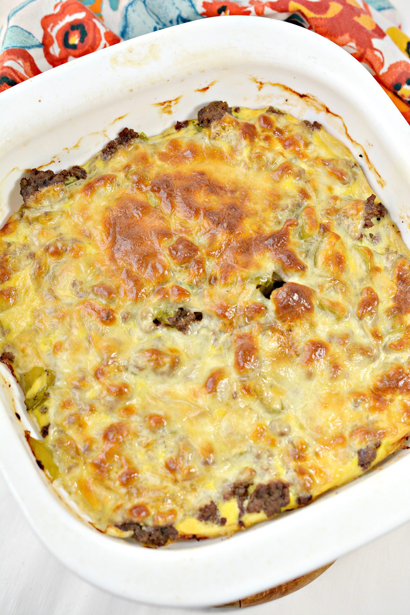 Philly Cheesesteak Casserole - Sweet Pea's Kitchen