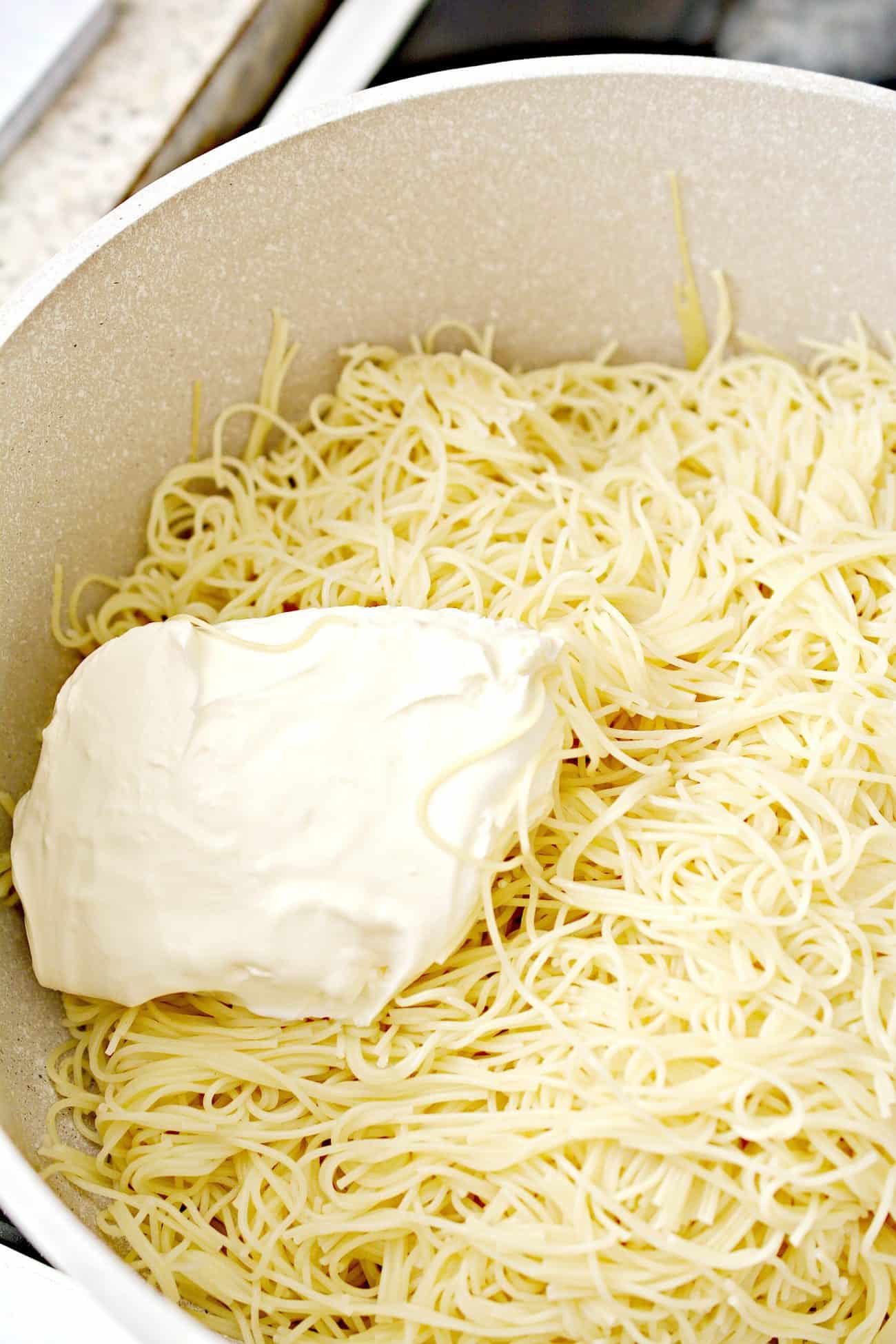 Baked Cream Cheese Spaghetti Sweet Pea's Kitchen