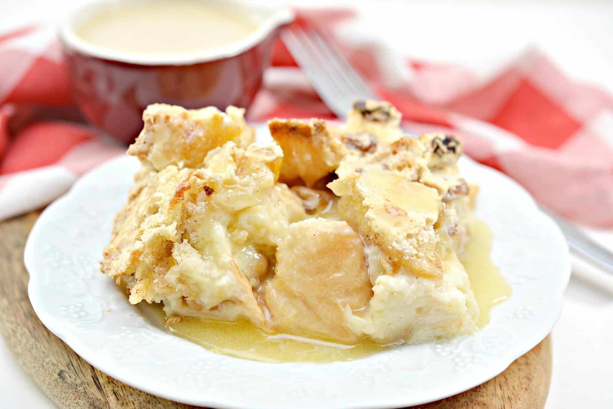 Drunken Bourbon Bread Pudding - Sweet Pea's Kitchen