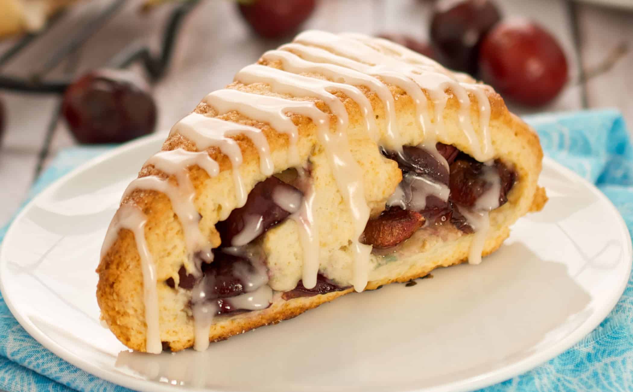 Fresh Cherry Scones