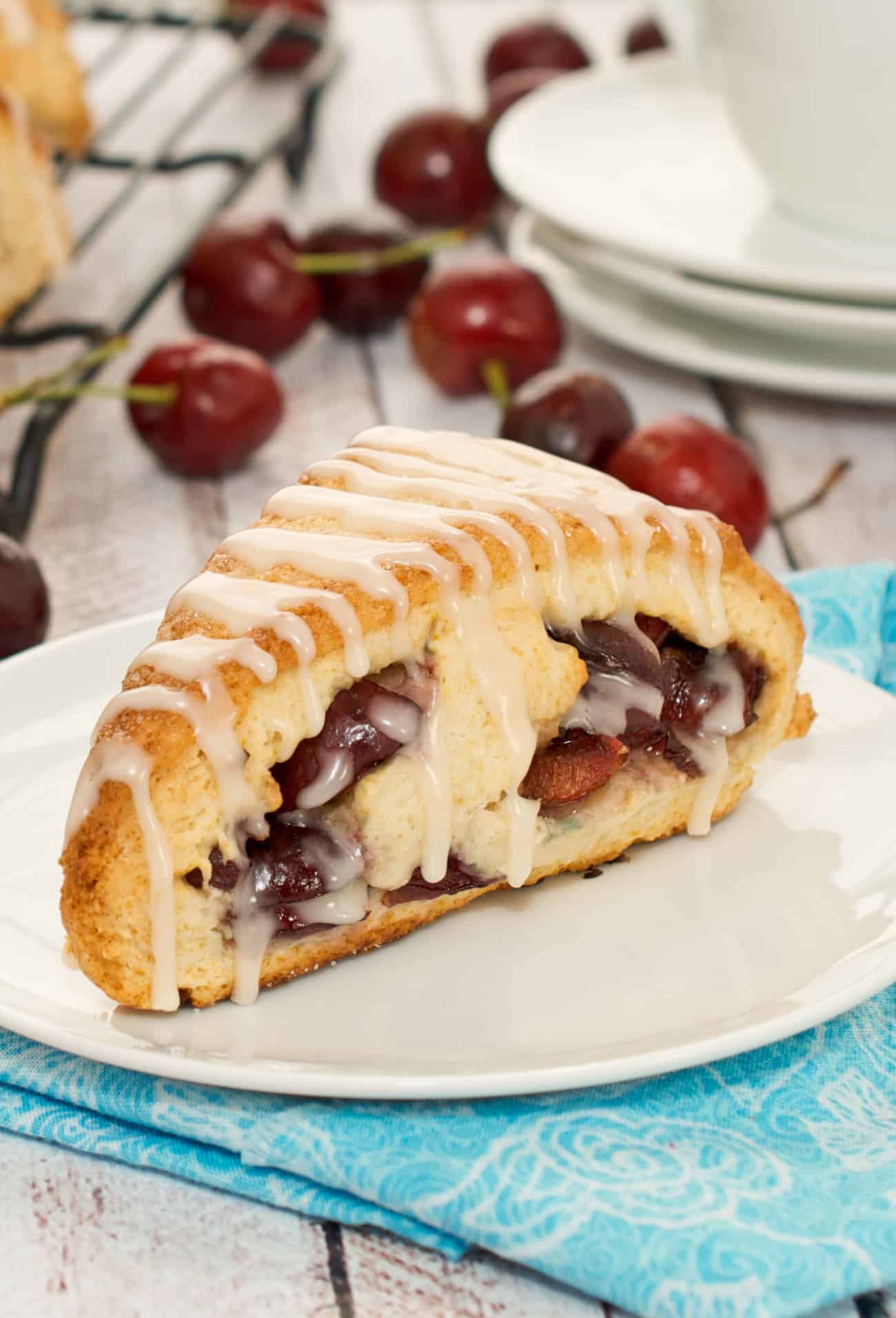 Fresh Cherry Scones