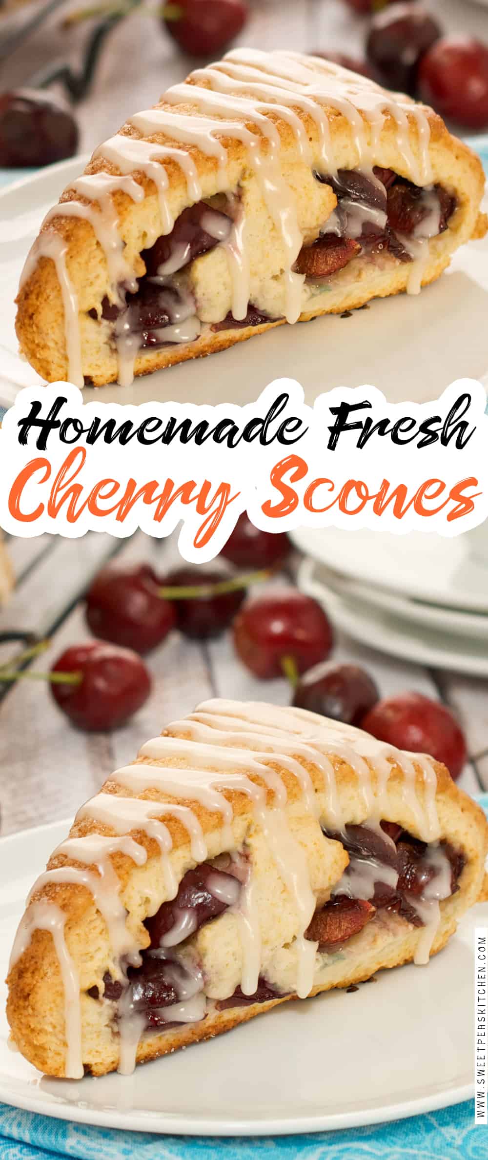 Fresh Cherry Scones