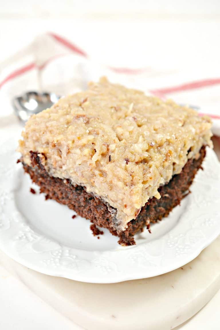 Old Fashioned German Chocolate Sheet Cake Sweet Pea S Kitchen