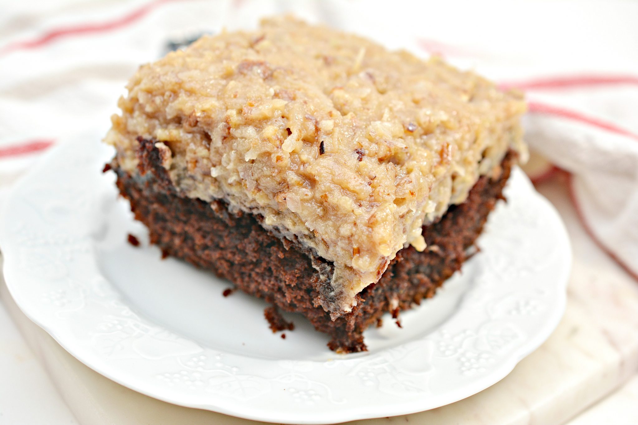 Old Fashioned German Chocolate Sheet Cake Sweet Peas Kitchen 