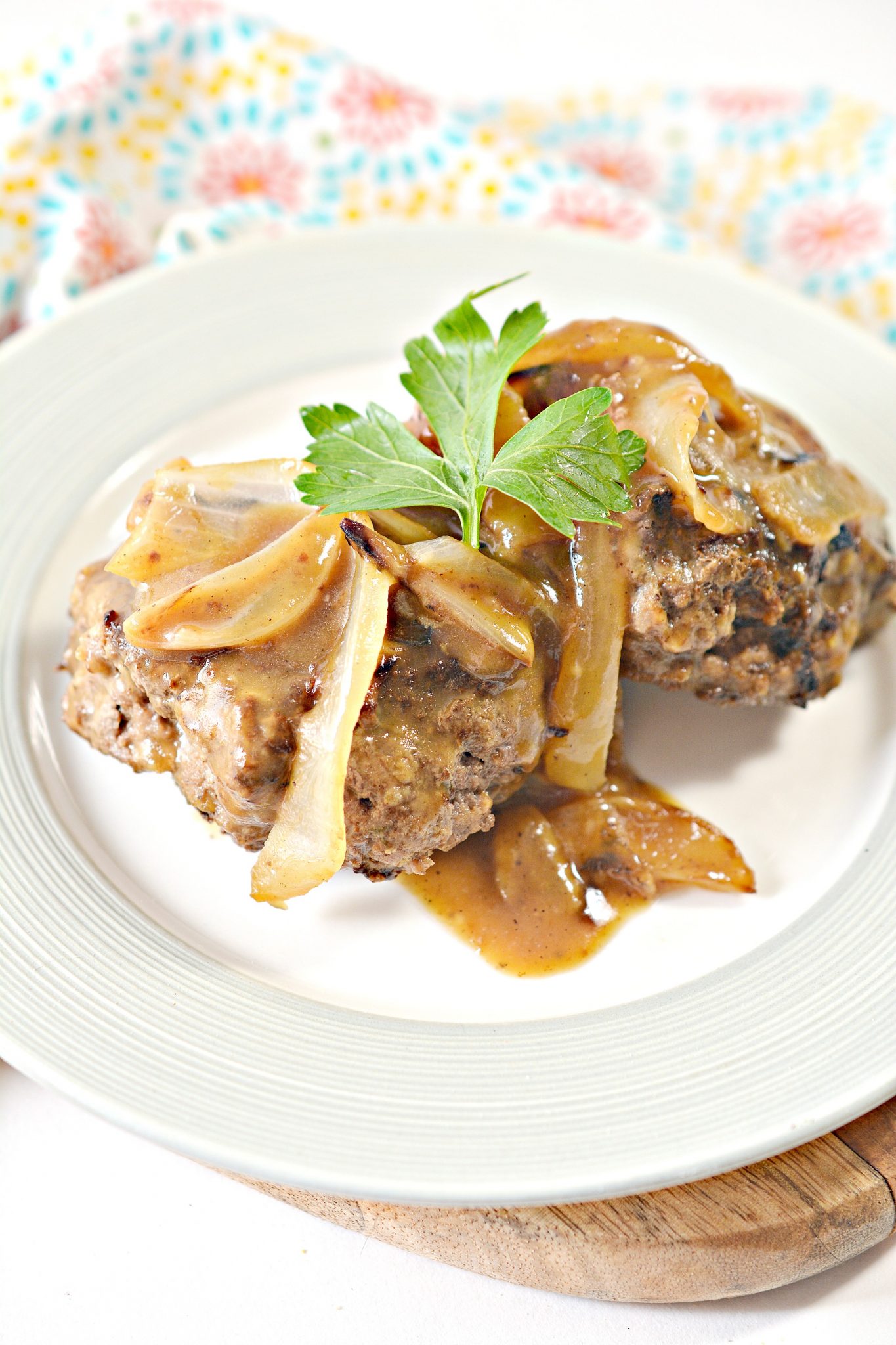 Hamburger Steaks with Onion Gravy Sweet Pea's Kitchen