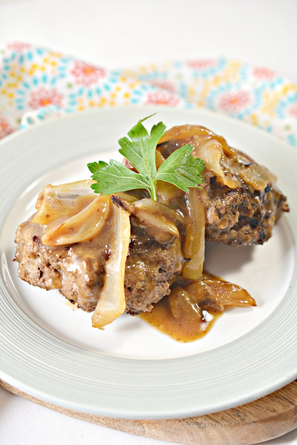 Hamburger Steaks with Onion Gravy Sweet Pea's Kitchen