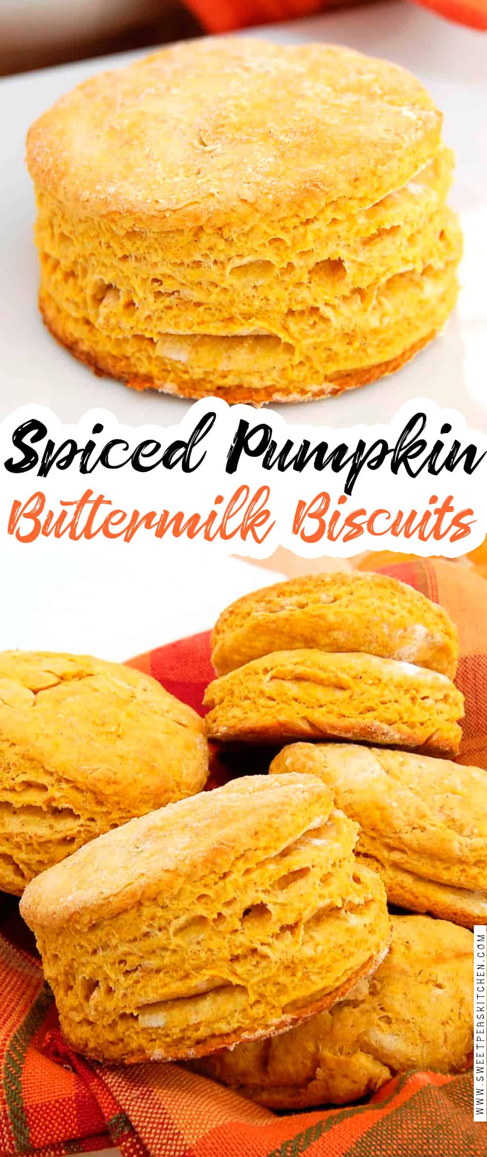 Spiced Pumpkin Buttermilk Biscuits