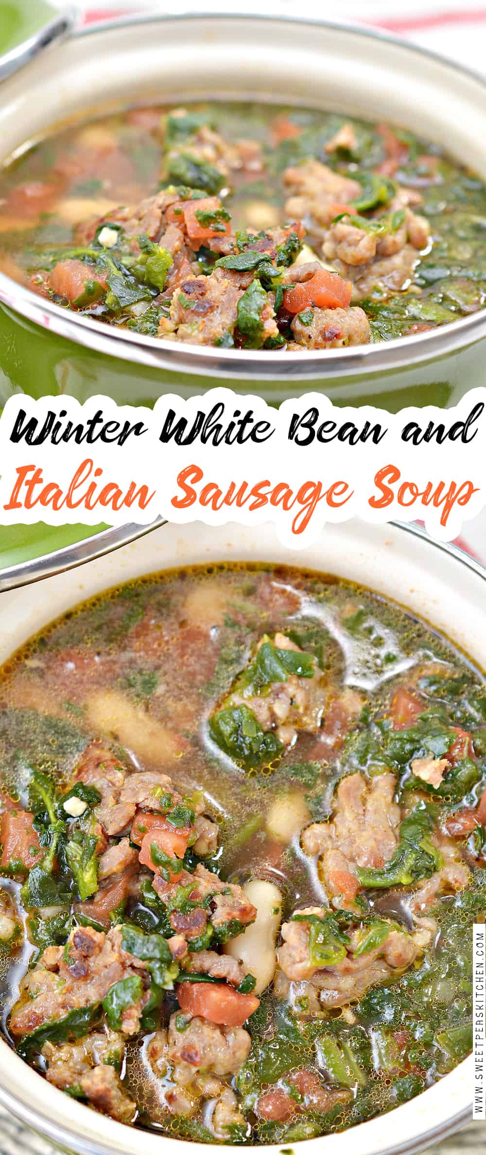Winter White Bean and Italian Sausage Soup on pinterest