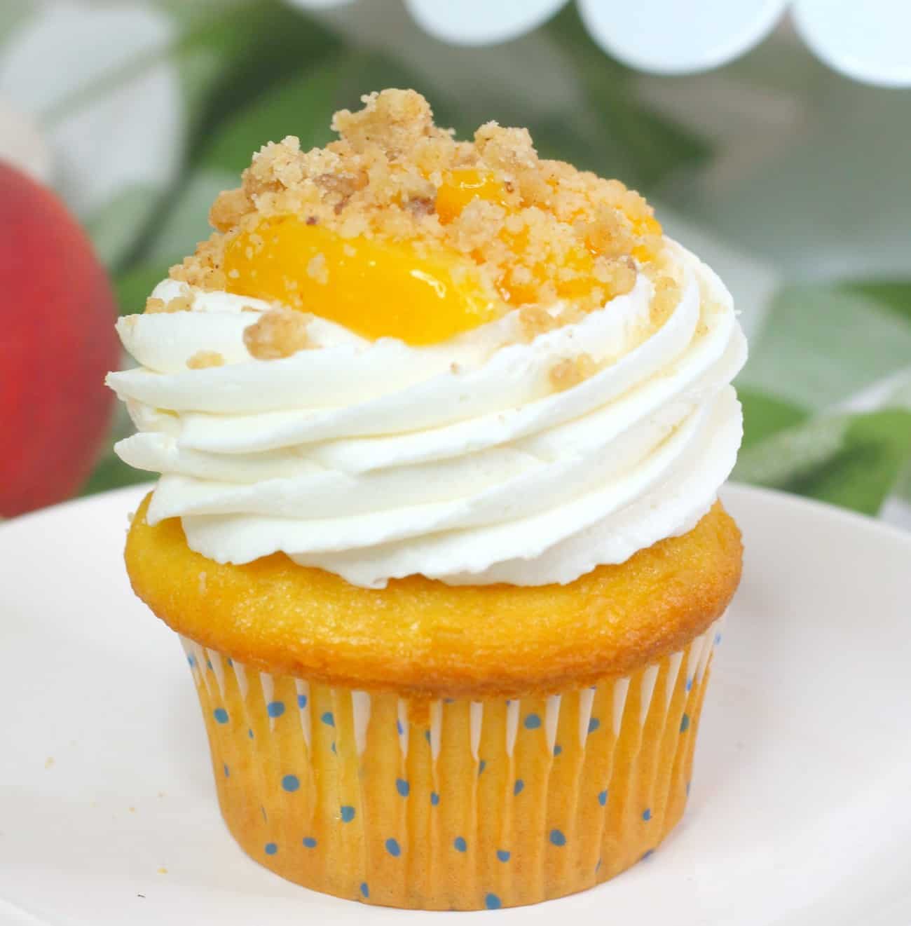 Peach Pie Cupcakes Recipe Sweet Pea's Kitchen