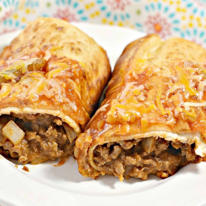 Beef and Cheese Chimichangas-image
