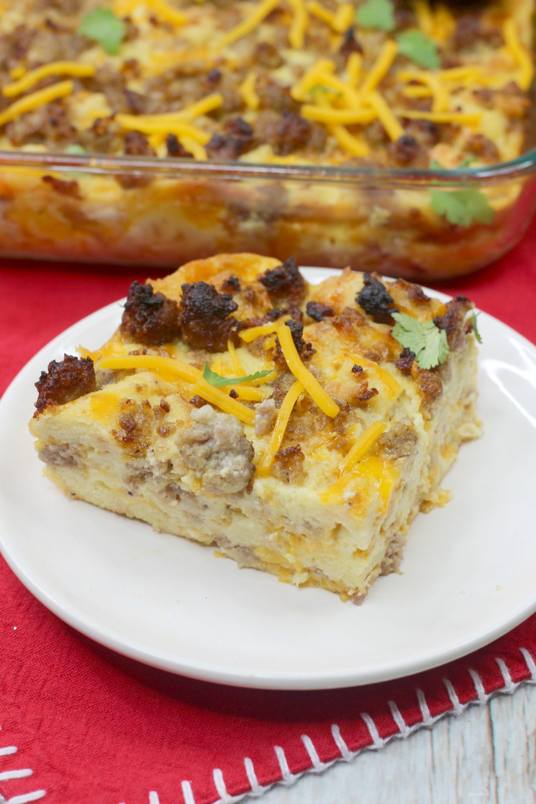 Christmas Breakfast Casserole - Sweet Pea's Kitchen