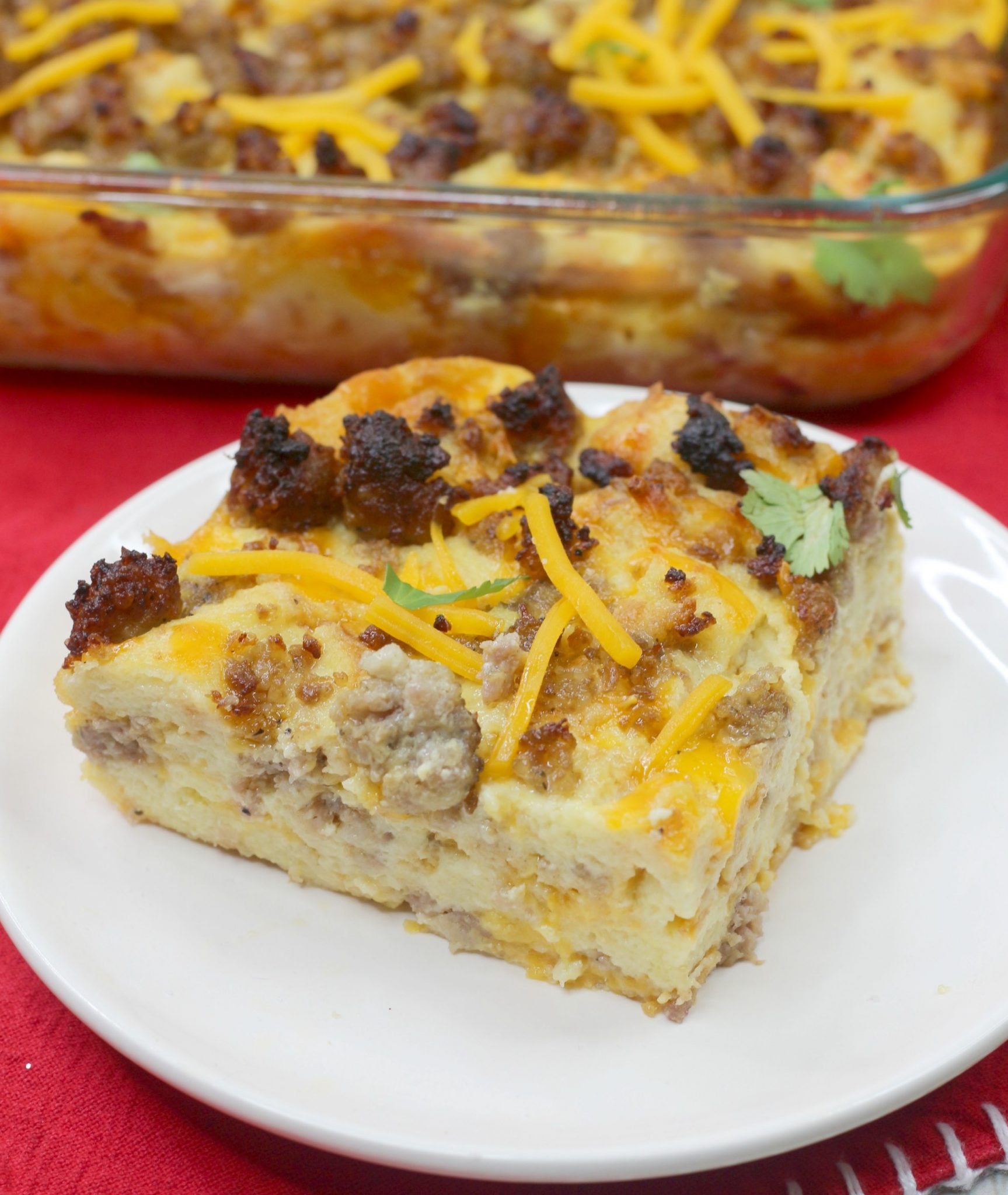 Christmas Breakfast Casserole - Sweet Pea's Kitchen