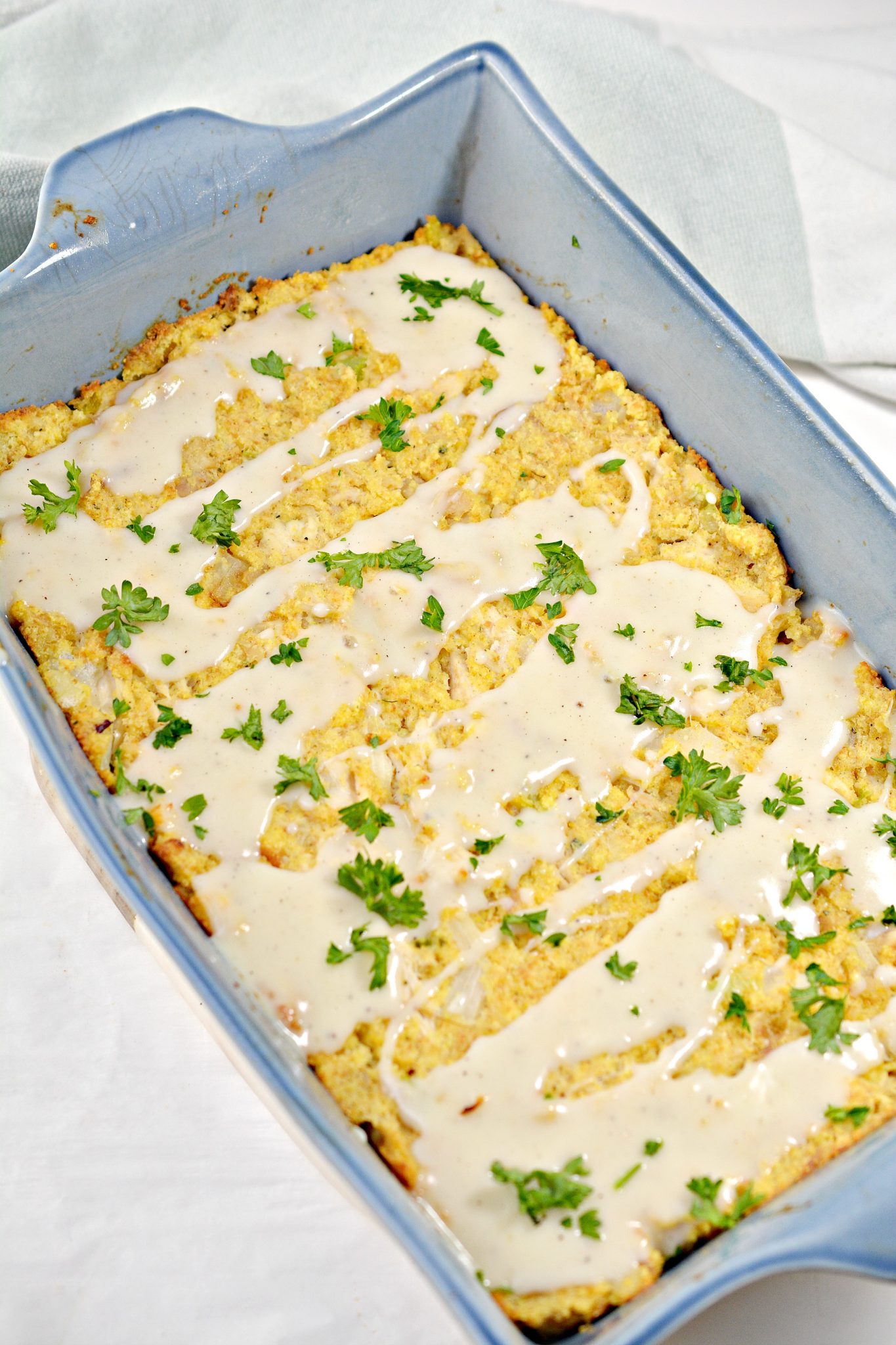 Chicken And Dressing Casserole - Sweet Pea's Kitchen