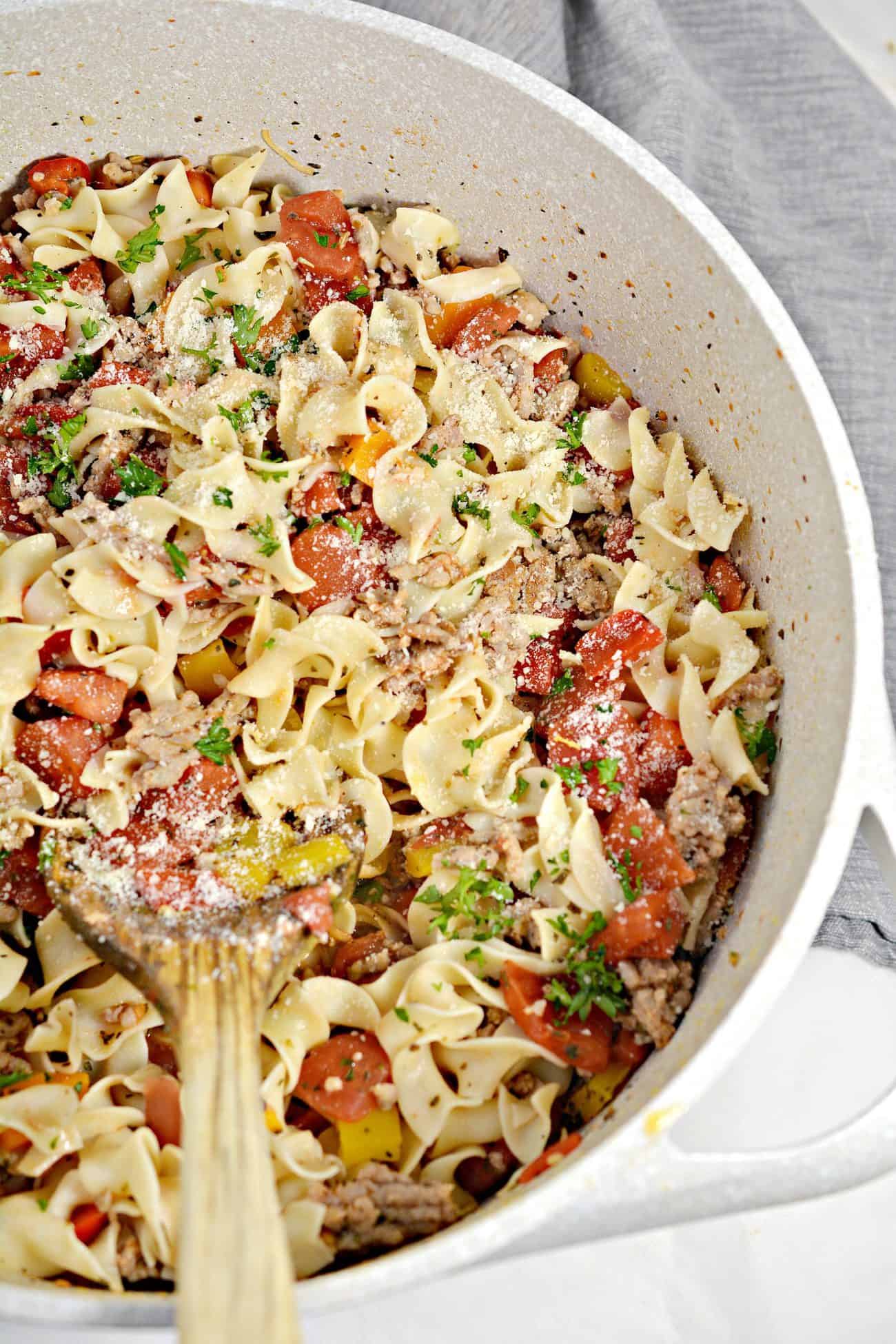 Italian Drunken Noodles