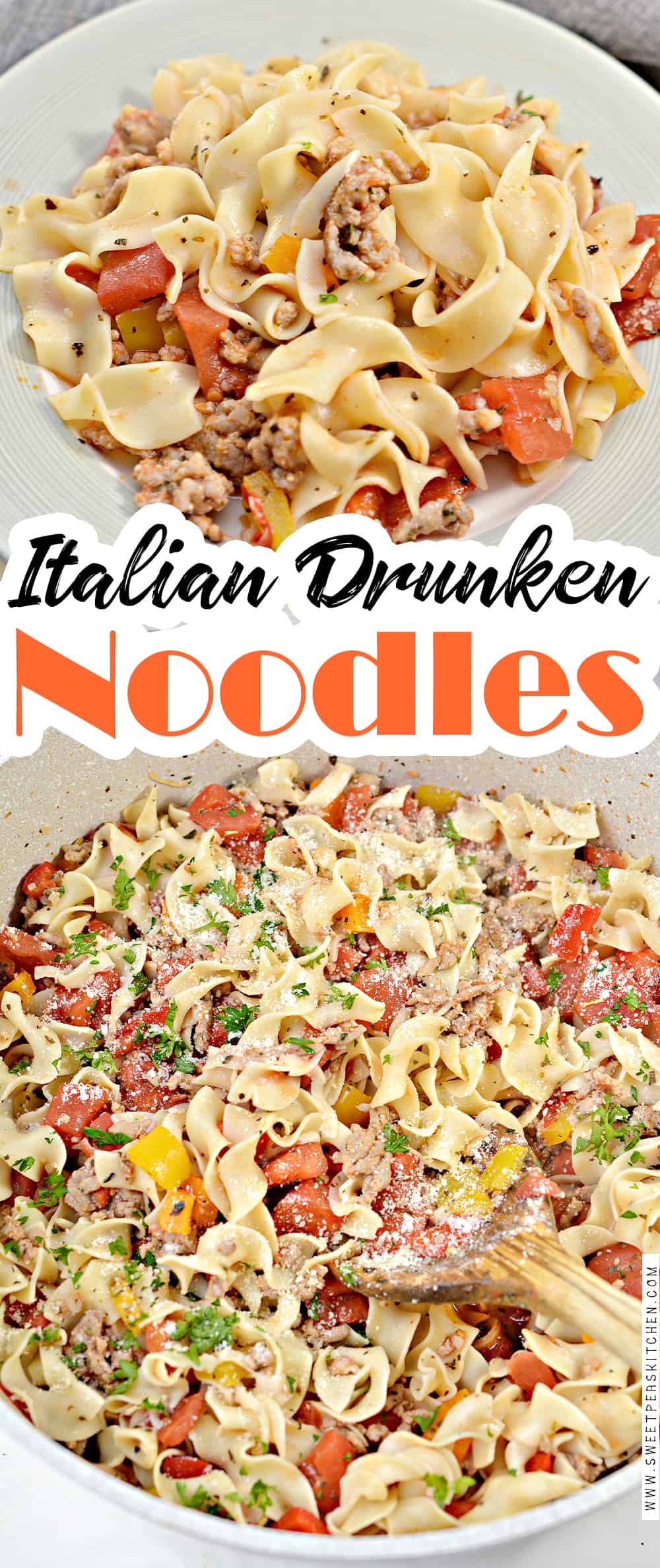 Italian Drunken Noodles on Pinterest