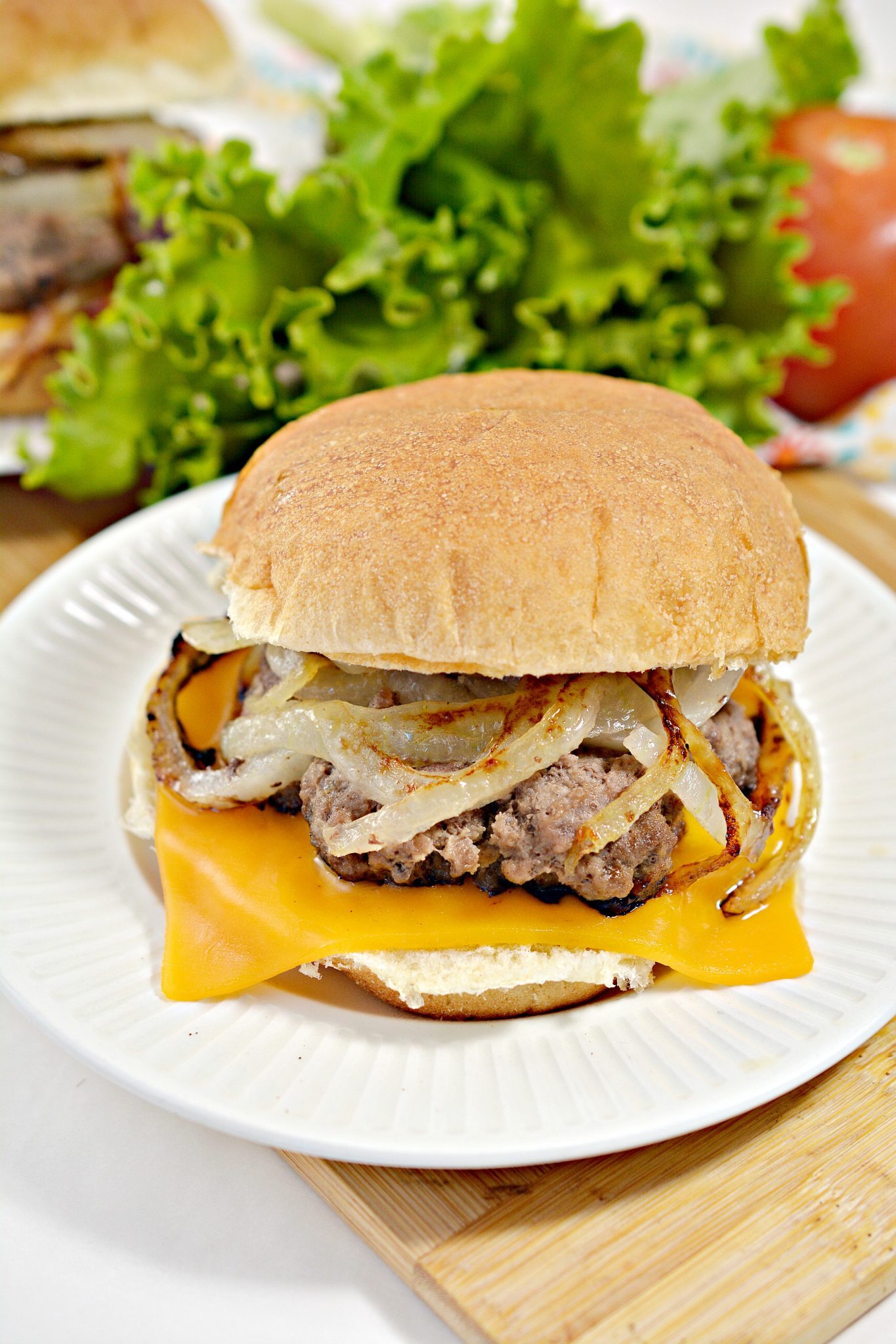 Oklahoma Fried Onion Burgers Sweet Pea's Kitchen