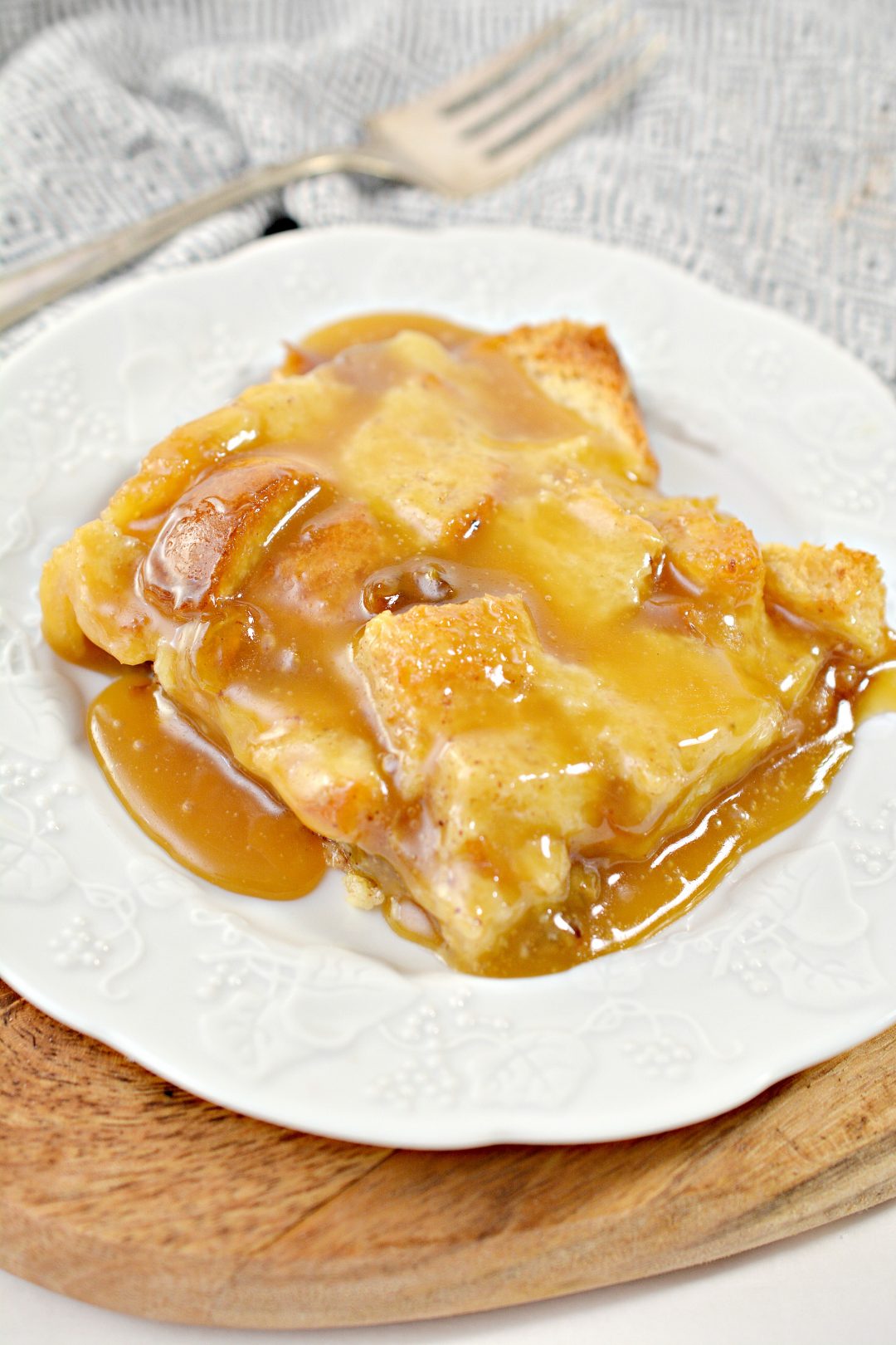 Old Fashioned Bread Pudding With Vanilla Sauce Sweet Peas Kitchen 