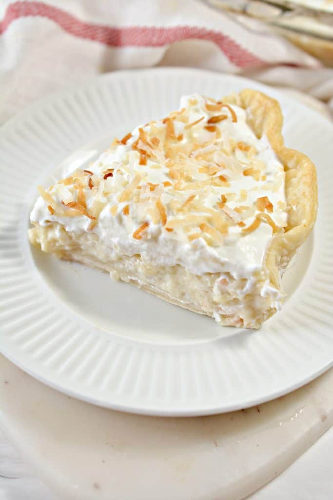 Old Fashioned Coconut Cream Pie - Sweet Pea's Kitchen