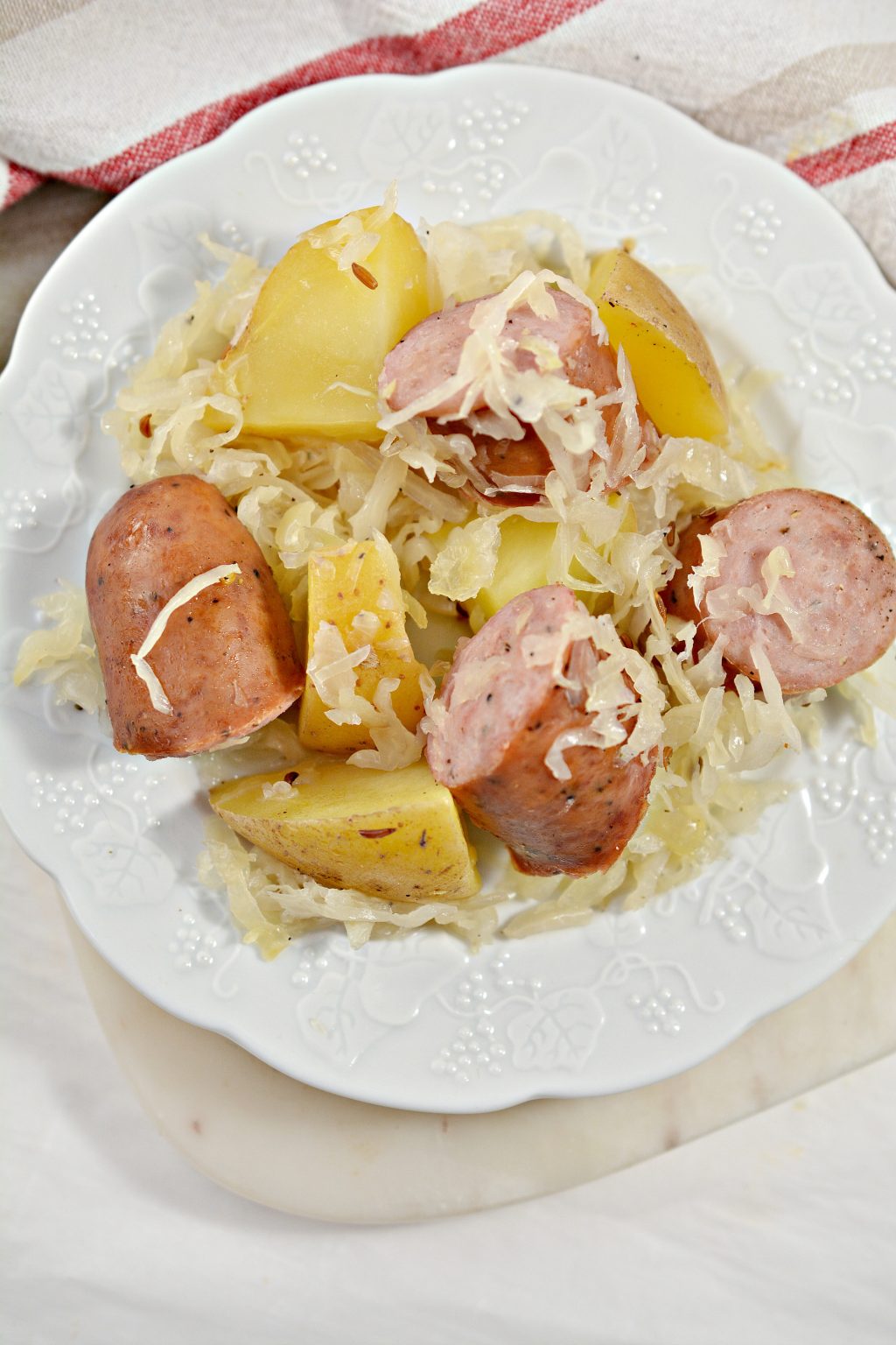 Polish Sausage, Sauerkraut And Potatoes (Crockpot) Sweet Pea's Kitchen