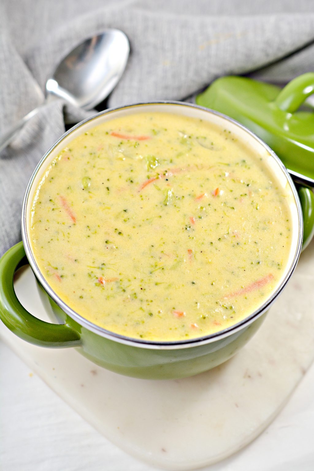 Panera Broccoli Cheddar Soup - Sweet Pea's Kitchen