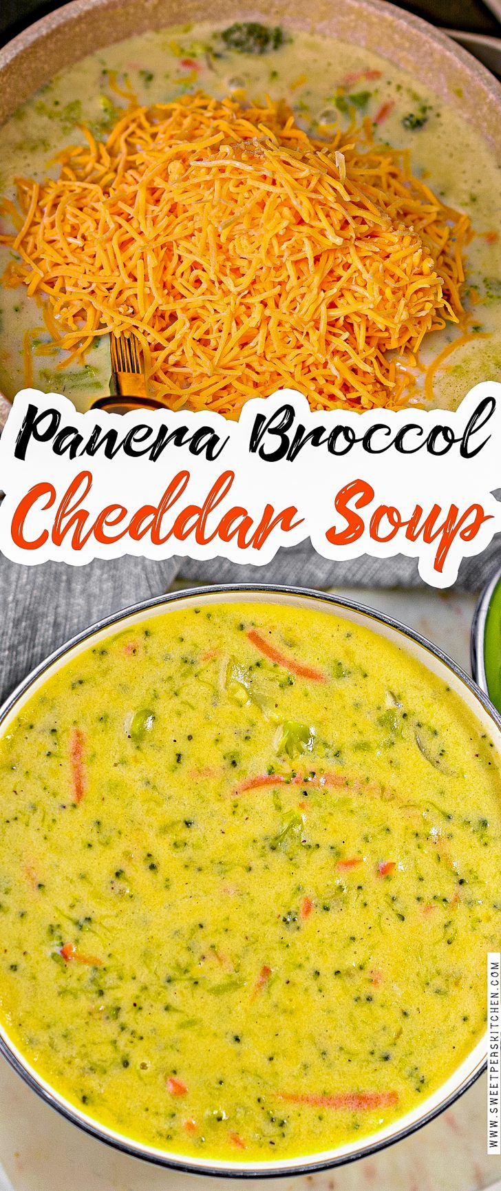 Panera Broccoli Cheddar Soup recipe on Pinterest