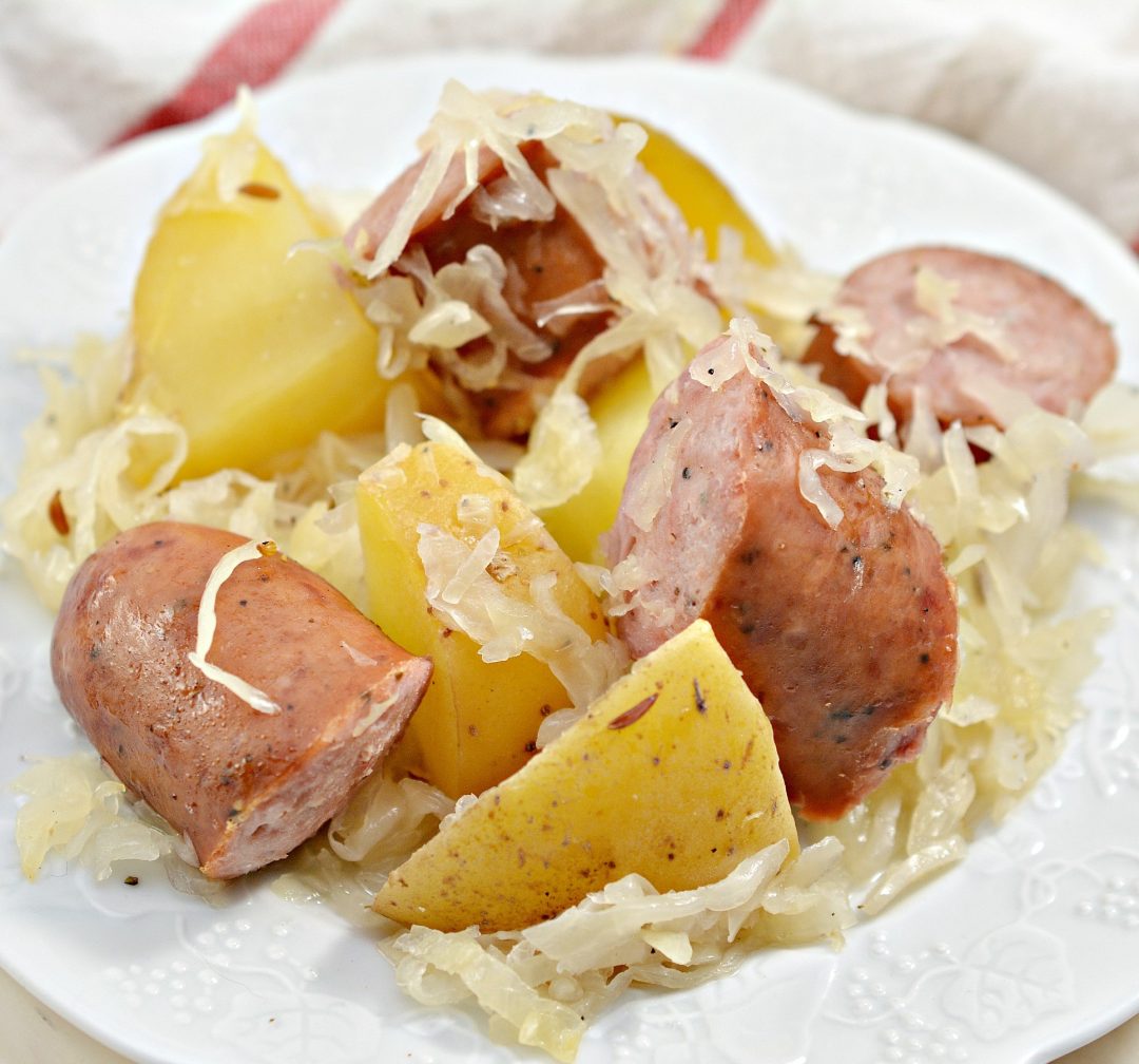 Polish Sausage Sauerkraut And Potatoes Crockpot Sweet Pea S Kitchen