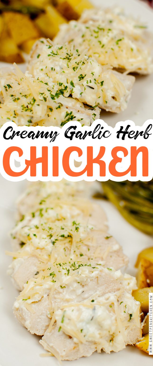 Creamy Garlic Herb Chicken - Sweet Pea's Kitchen