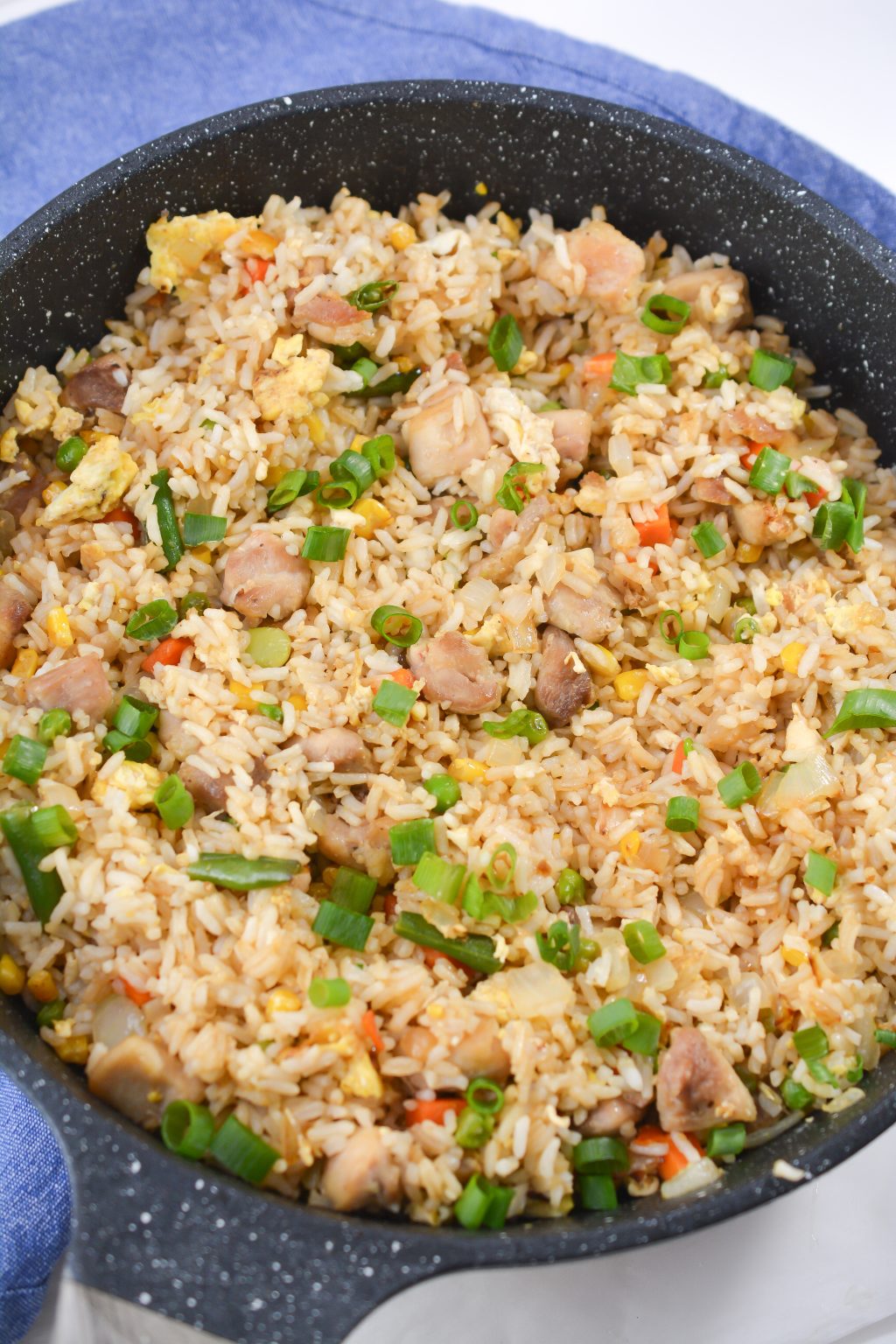 Clean Eating Chicken Fried Rice - Sweet Pea's Kitchen