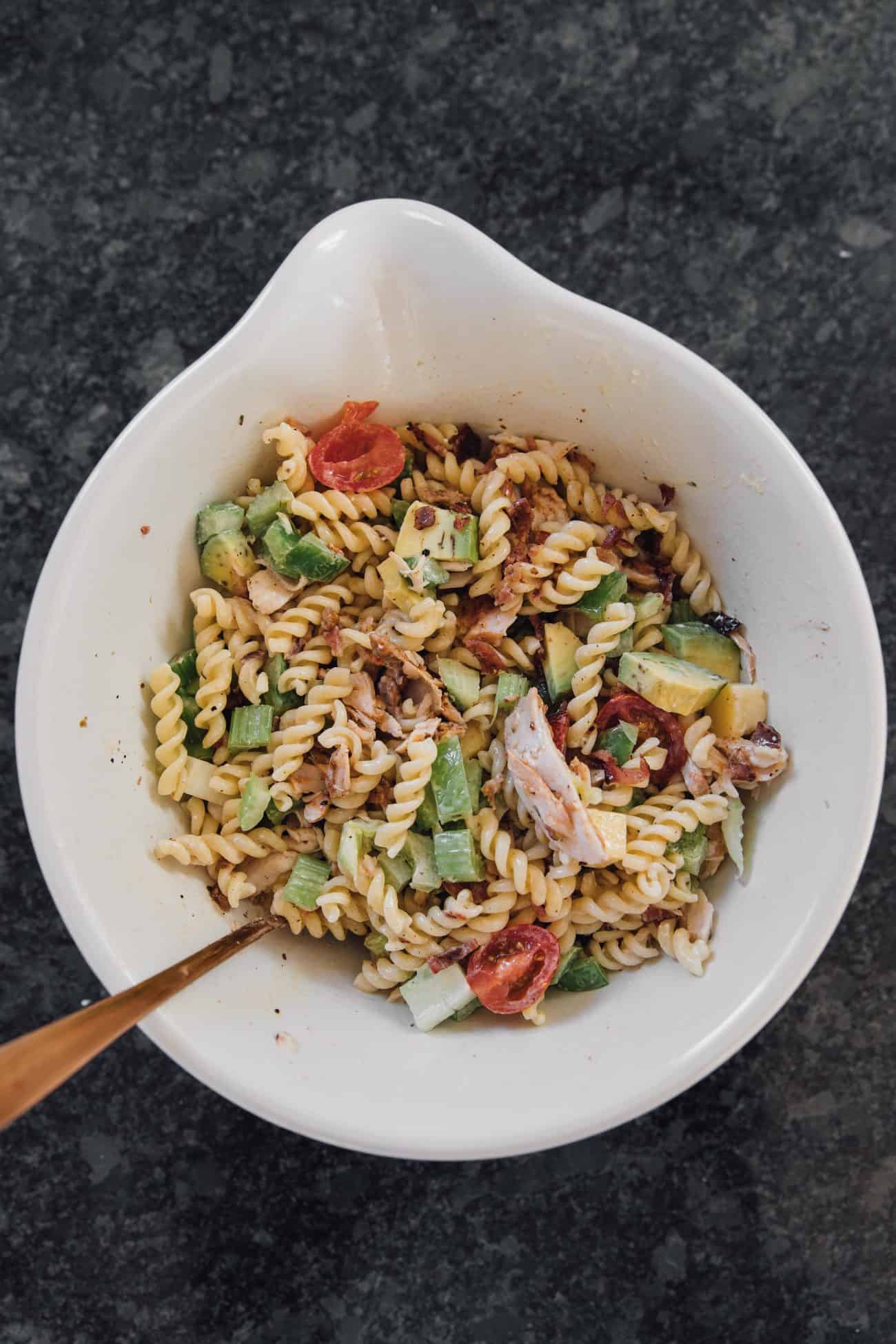 Chicken Club Pasta Salad Sweet Pea's Kitchen