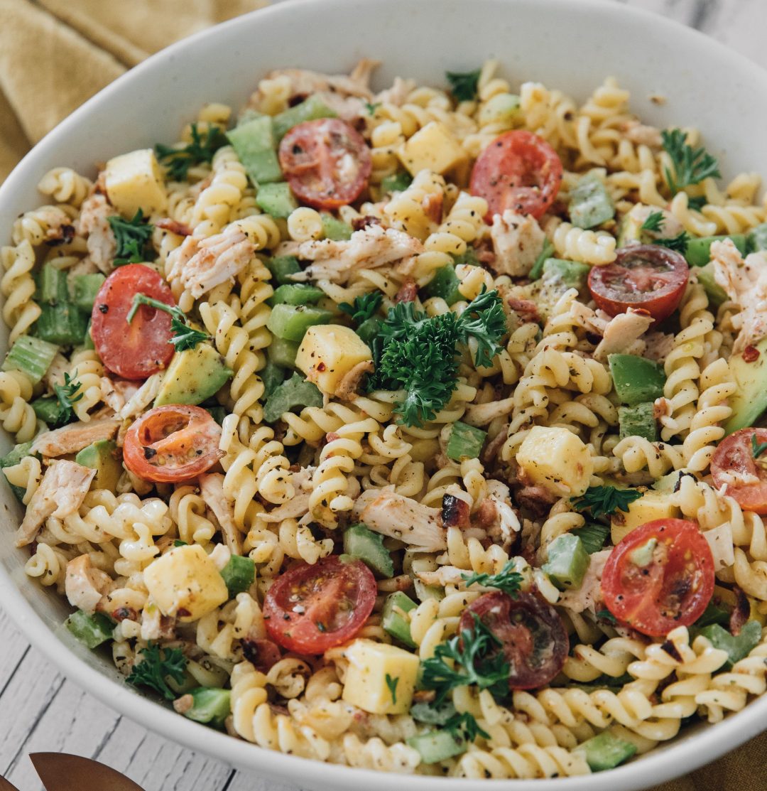 Chicken Club Pasta Salad - Sweet Pea's Kitchen