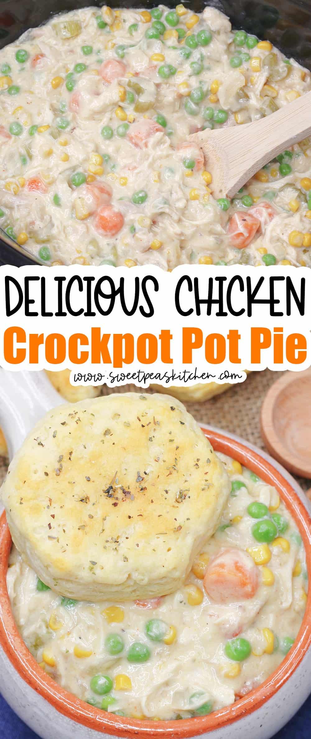 Crock Pot Chicken Pot Pie - Sweet Pea's Kitchen