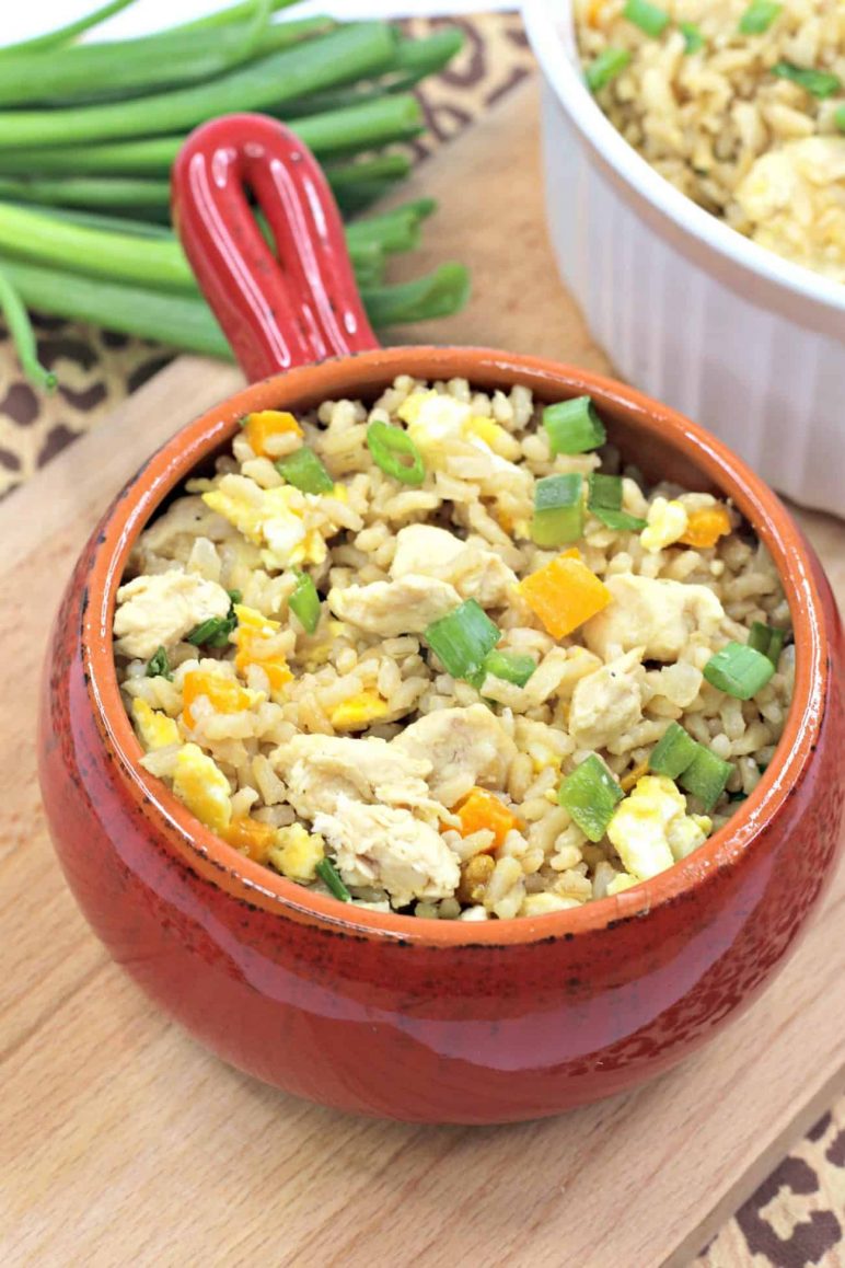 Clean Eating Chicken Fried Rice - Sweet Pea's Kitchen