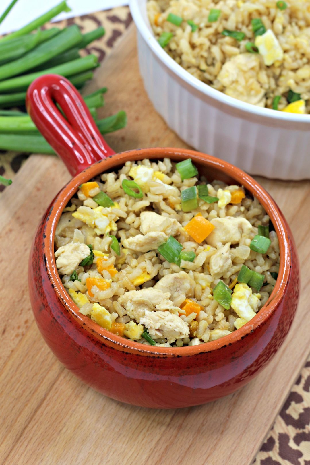 Clean Eating Chicken Fried Rice - Sweet Pea's Kitchen
