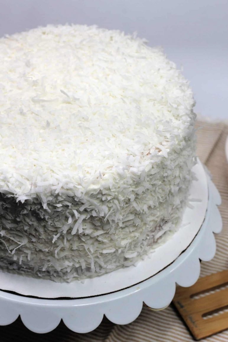 Rum Layer Cake Recipe with Coconut Rum Frosting | Sweet Pea's Kitchen