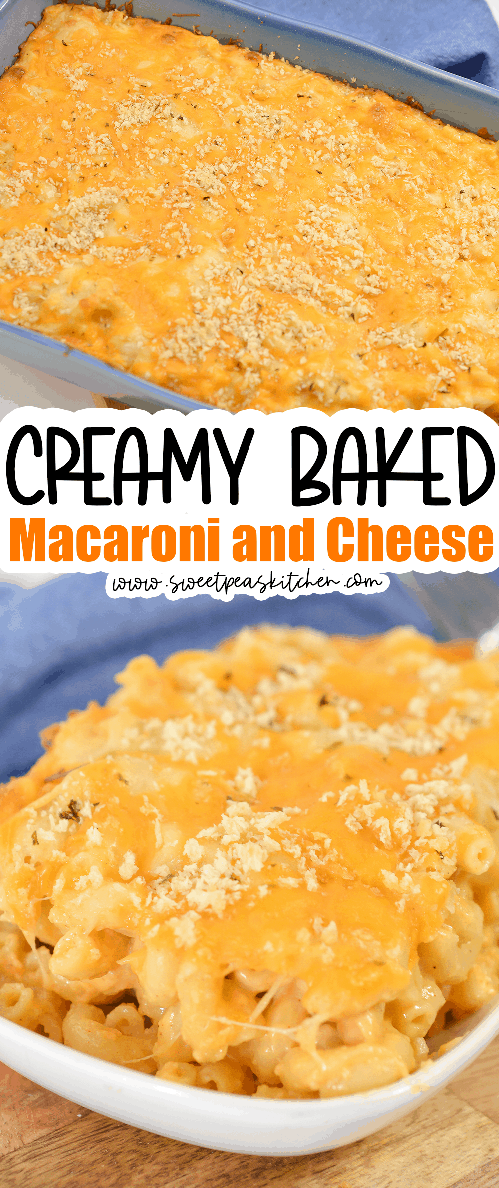 Velveeta baked macaroni and cheese with bread crumbs jadetop