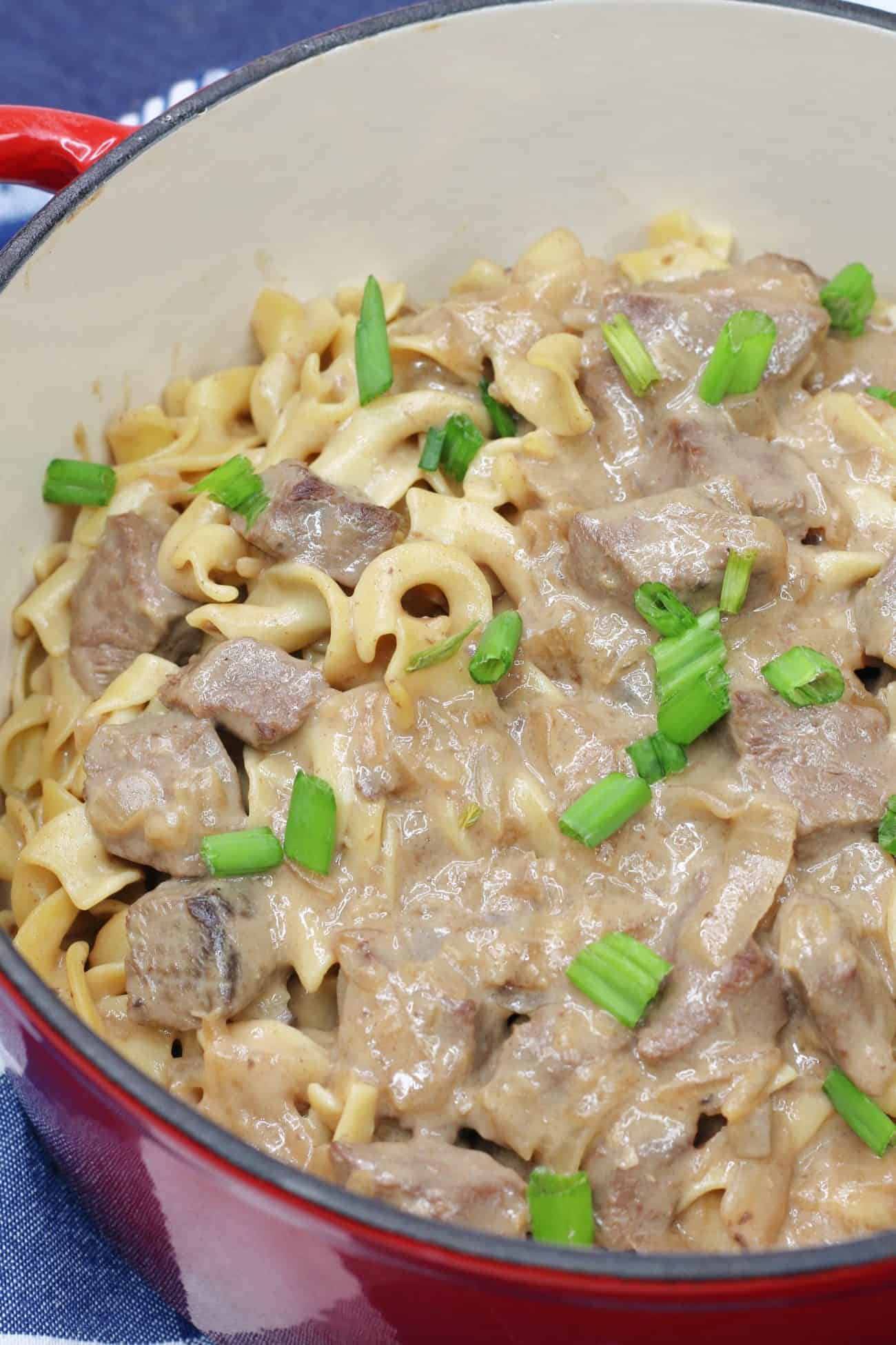 Creamy Beef Tips With Egg Noodles Sweet Pea s Kitchen