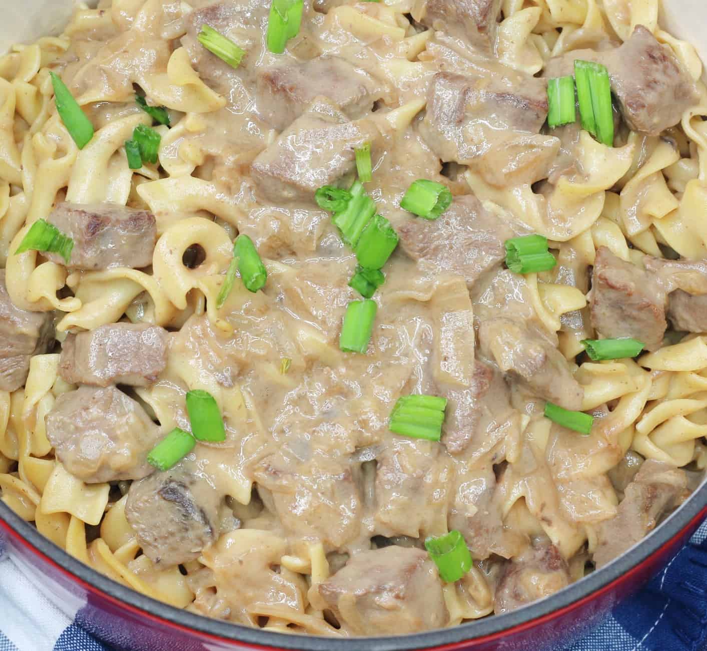 Creamy Beef Tips with Egg Noodles Sweet Pea's Kitchen