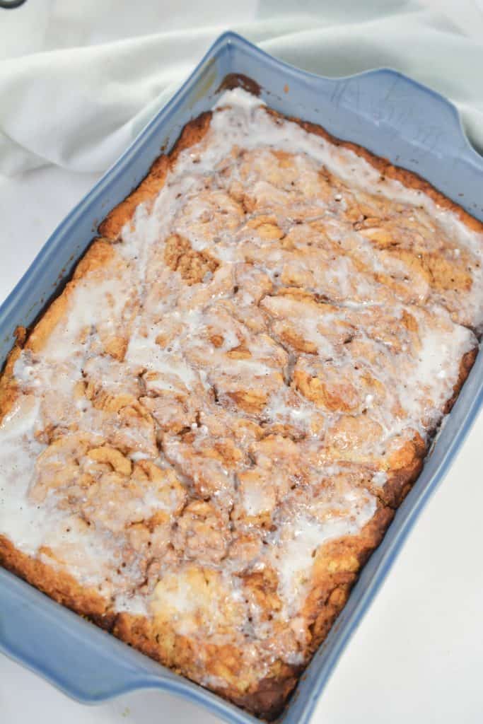 Easy Cinnamon Roll Coffee Cake - Sweet Pea's Kitchen