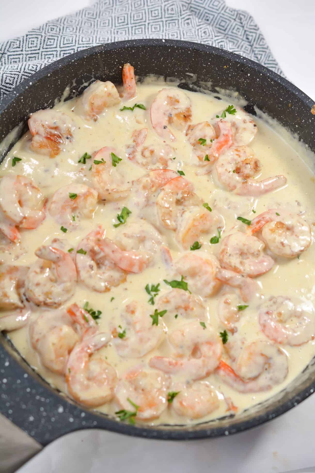 Creamy Garlic Shrimp - Sweet Pea's Kitchen