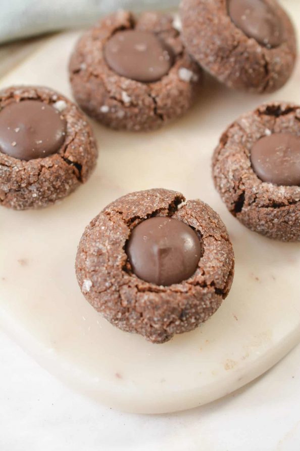 Mocha crinkles christmas cookies