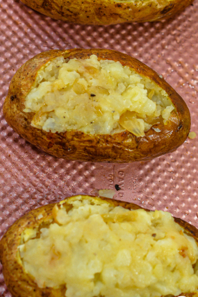 French Onion Stuffed Potatoes