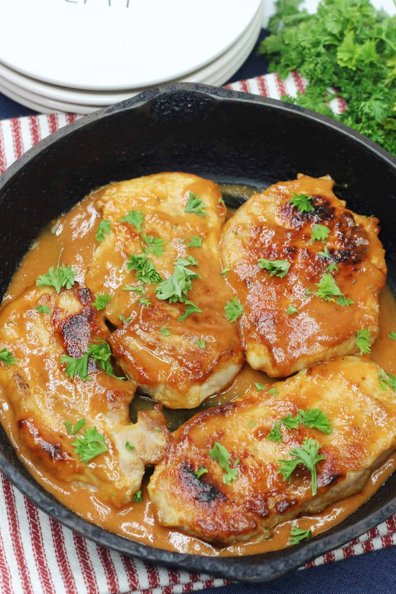 Honey Mustard Pork Chops - Sweet Pea's Kitchen