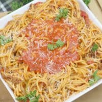 Instant Pot Spaghetti and Meat