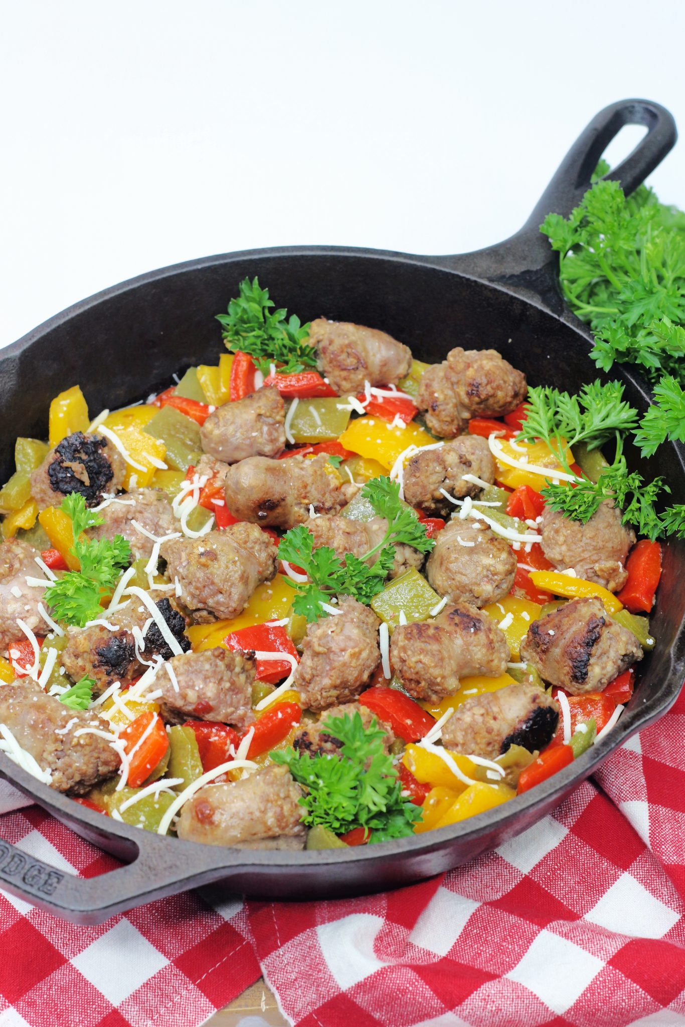 Italian Sausage, Onions and Peppers Skillet - Sweet Pea's Kitchen
