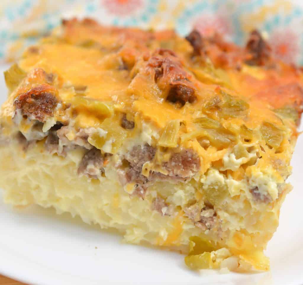 Make Ahead Sausage Hashbrown Casserole - Sweet Pea's Kitchen