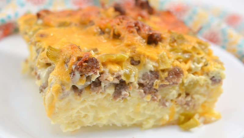 Make Ahead Sausage Hashbrown Casserole - Sweet Pea's Kitchen