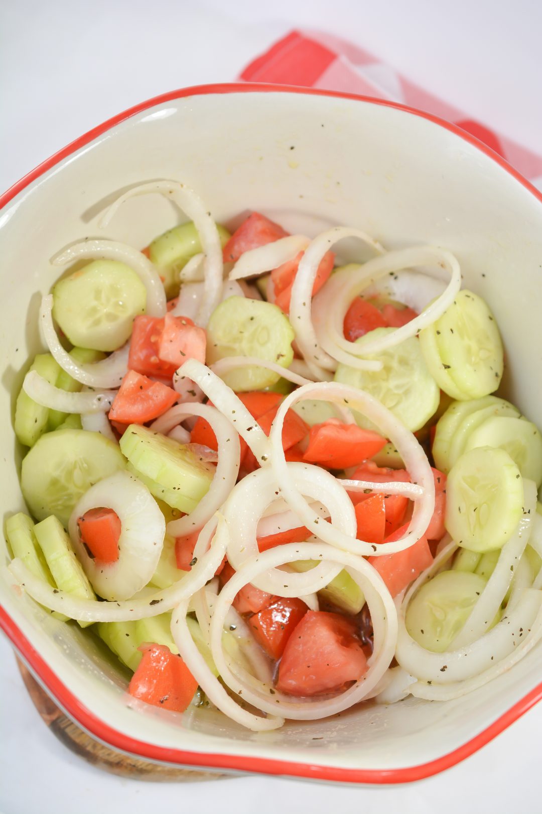 Marinated Cucumbers, Onions and Tomatoes - Sweet Pea's Kitchen