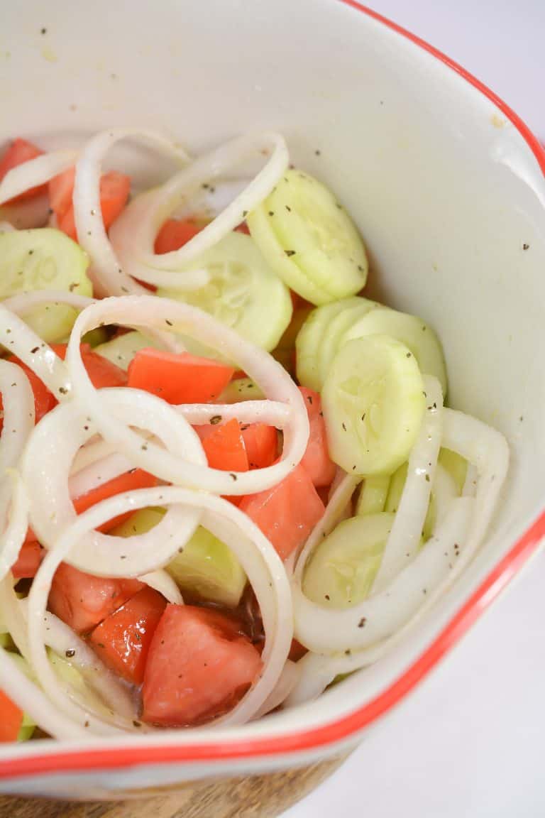 Marinated Cucumbers, Onions and Tomatoes - Sweet Pea's Kitchen