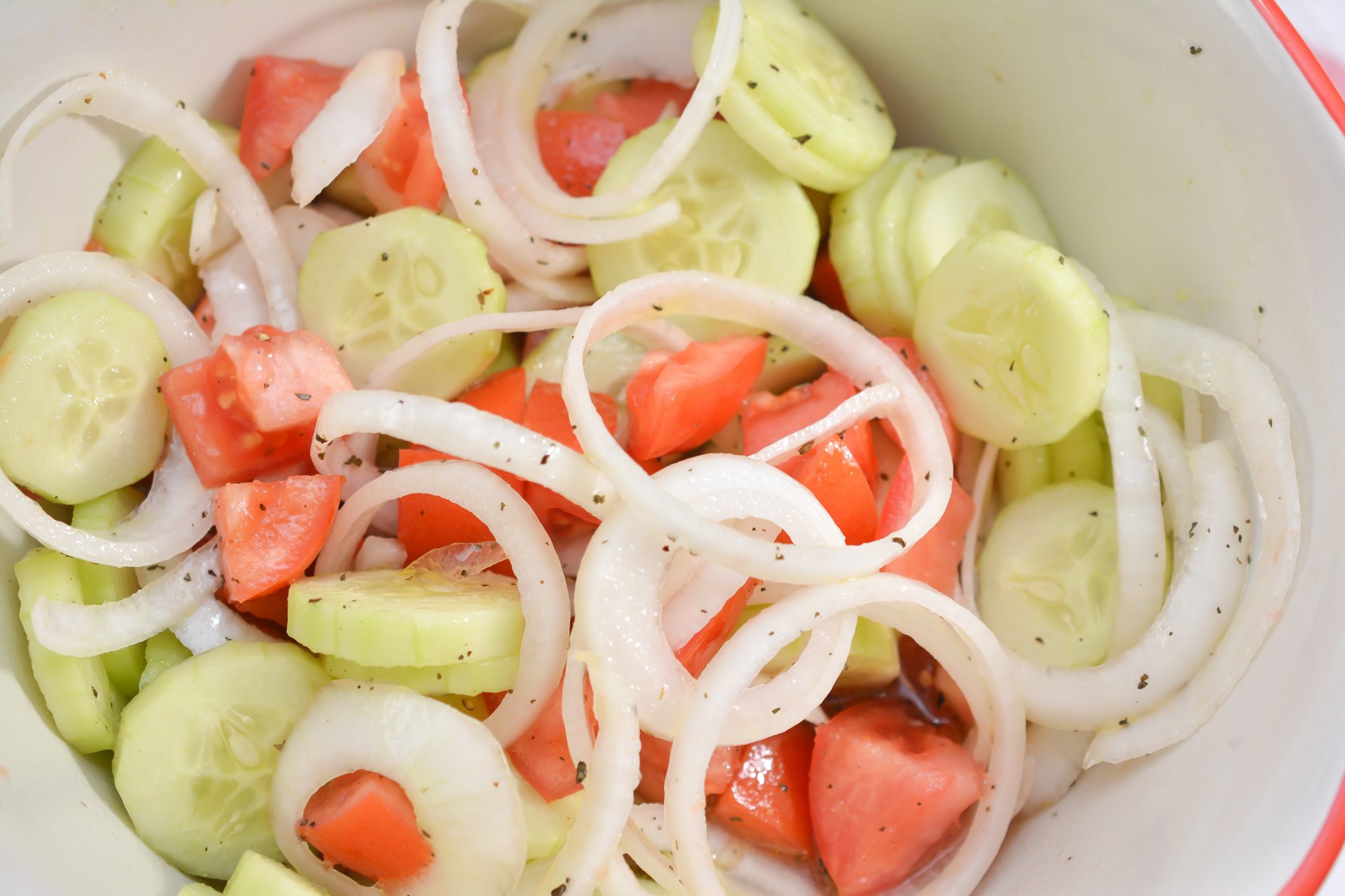 Marinated Cucumbers, Onions and Tomatoes Sweet Pea's Kitchen